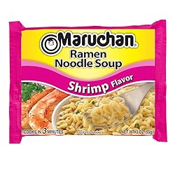 Maruchan Ramen Shrimp, Instant Ramen Noodles, Ready