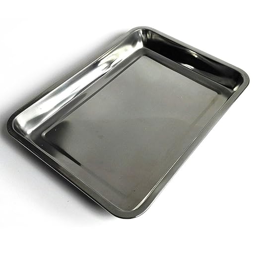 DEL Stainless Steel Deep Serving Tray Rectangular Serving Dish