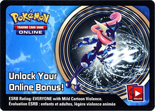 Pokemon Greninja Tin Promo Code Card for Pokemon TCG Online