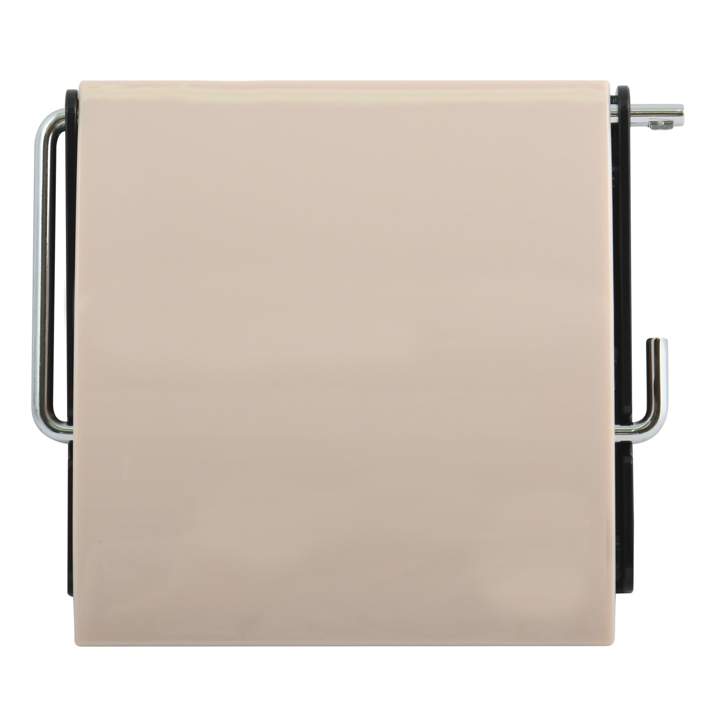 MSV Toilet Roll Holder – Paper Clips – 13.5 x 12 x 1.9 CM Beige