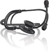 MDF Instruments Dual Head Lightweight Stethoscope All Black MDF747BO view 3