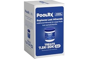 POOLRX Pool RX 102001 6 Month Swimming Pool Algaecide Replacement, 8 oz, Blue