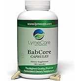 LymeCore Babcore Capsules - Triple-Herb Blend with Artemisia Annua, SIDA Acuta & Salvia Miltiorrhiza - Immune System Booster, Circulation & Energy Balance – Non-GMO, Gluten-Free - 180 Capsules