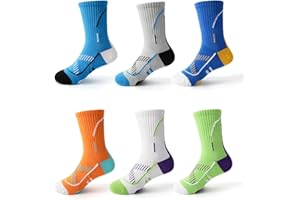 Zumou Boys Sock Basketball Athletic Kids Youth Sports Soccer Hiking Outdoor Crew Socks