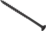 ForgeFix Drywall Screws Coarse Thread 4.2 x 75mm Black Phosphate Box 100