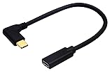 zdyCGTime Type c 3.1 Extension Cable 90 Degree USB
