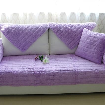 Amazon Com Svio Sofacover Sofa Mats Non Slip Sofa Cover Faux Fur