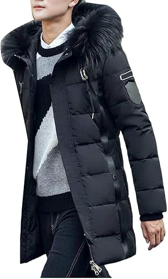 longline mens puffer jacket