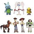 NLIEOPDA 7 Pack Anime Figurines Set - Woody Doll, Buzz Lightyear Toy, PVC Figures