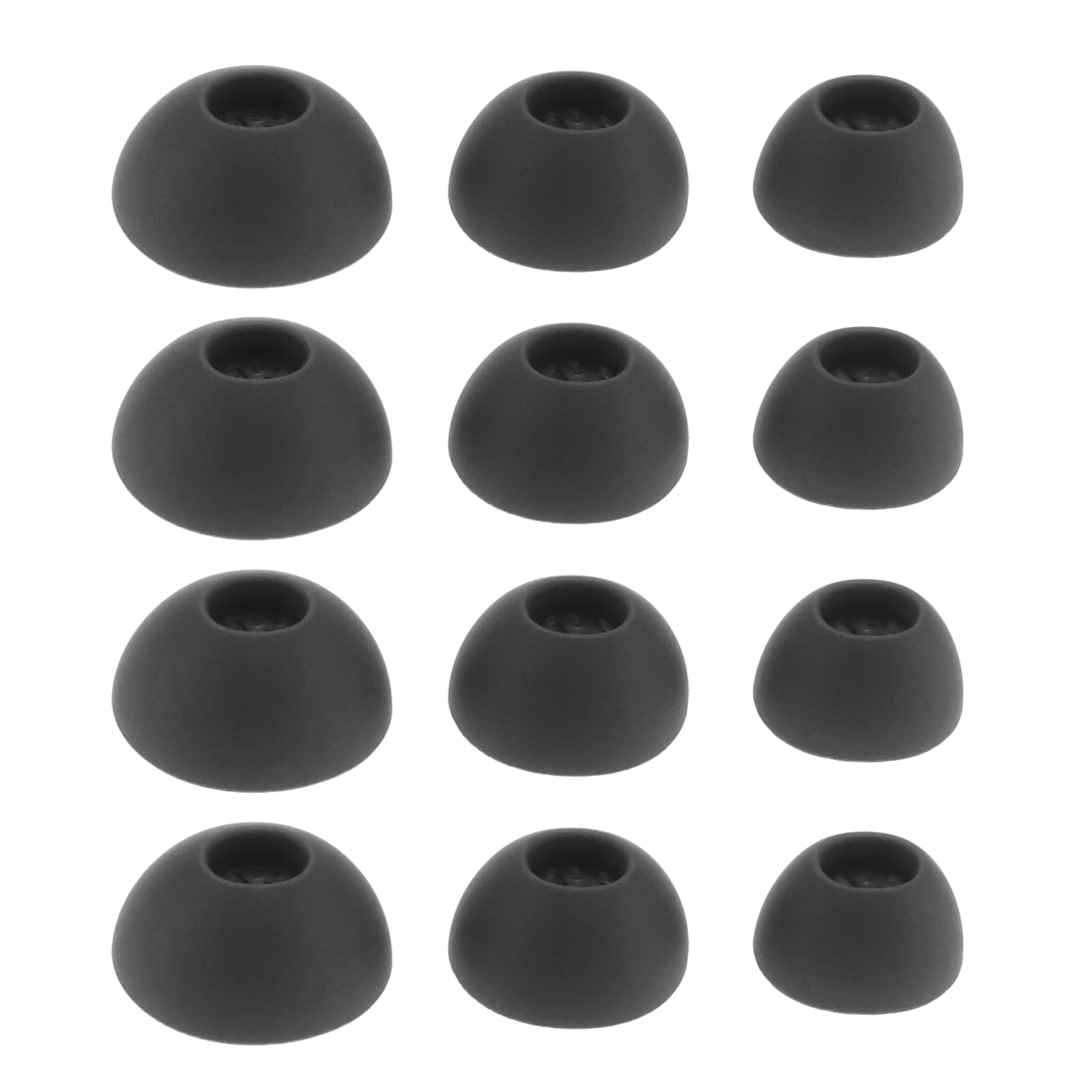 Create idea 6 Pairs Replacement Ear Tips Compatible with Oneplus Buds Pro 2 Silicone Earbuds 3 Sizes(S/M/L) In-ear Soft Plugs with Filter for Noise Isolation Black