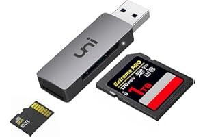 uni SD Card Reader, USB 3.0 SD Card Adapter High-Speed Micro SD Memory Card Reader Support SD/Micro SD/TF/SDHC/SDXC/MMC/UHS-I