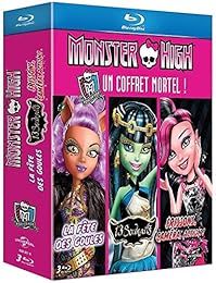Monster High - Un coffret mortel ! : La fête des goules + 13 souhaits + Frissons, caméra, action ! - Pack - Blu-ray