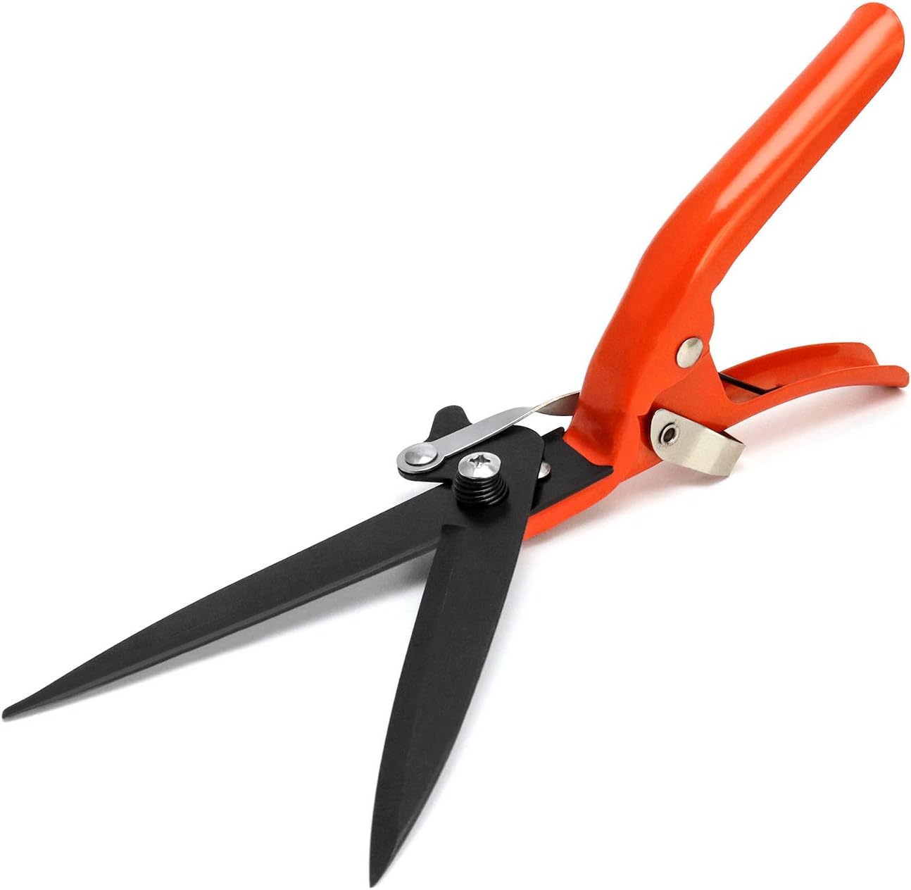 QWORK Garden Shears - Grass Shears with Comfort Grip Handle an Rigid Blade for Shearing Hedge/Branches/Flower and grass: Home Improvement