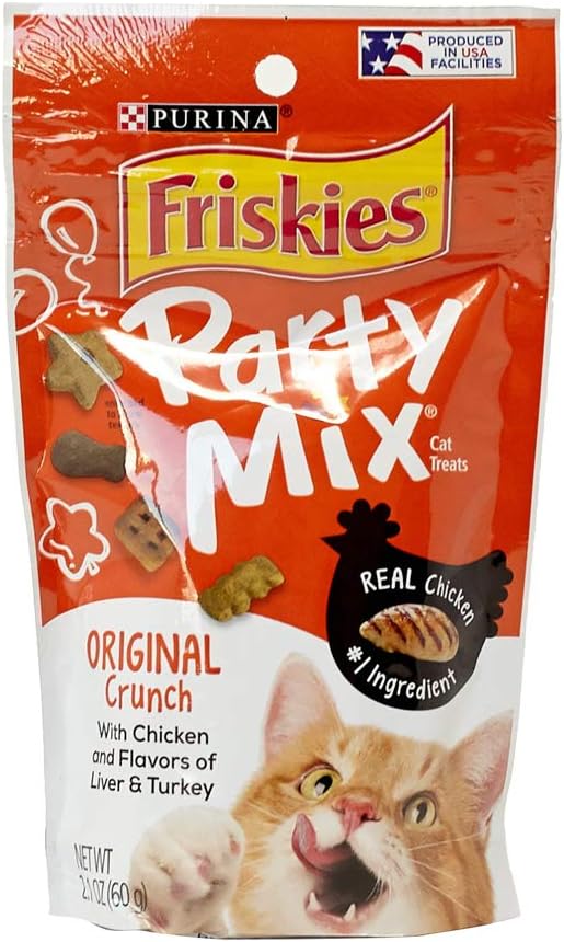 Friskies Party Mix Chicken, Liver & Turkey Original Crunch 2.1 oz Amazon.co.uk Pet Supplies