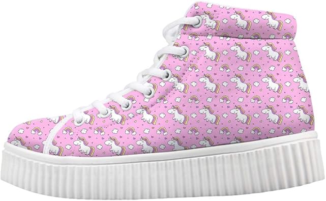 rainbow cloud platform shoes