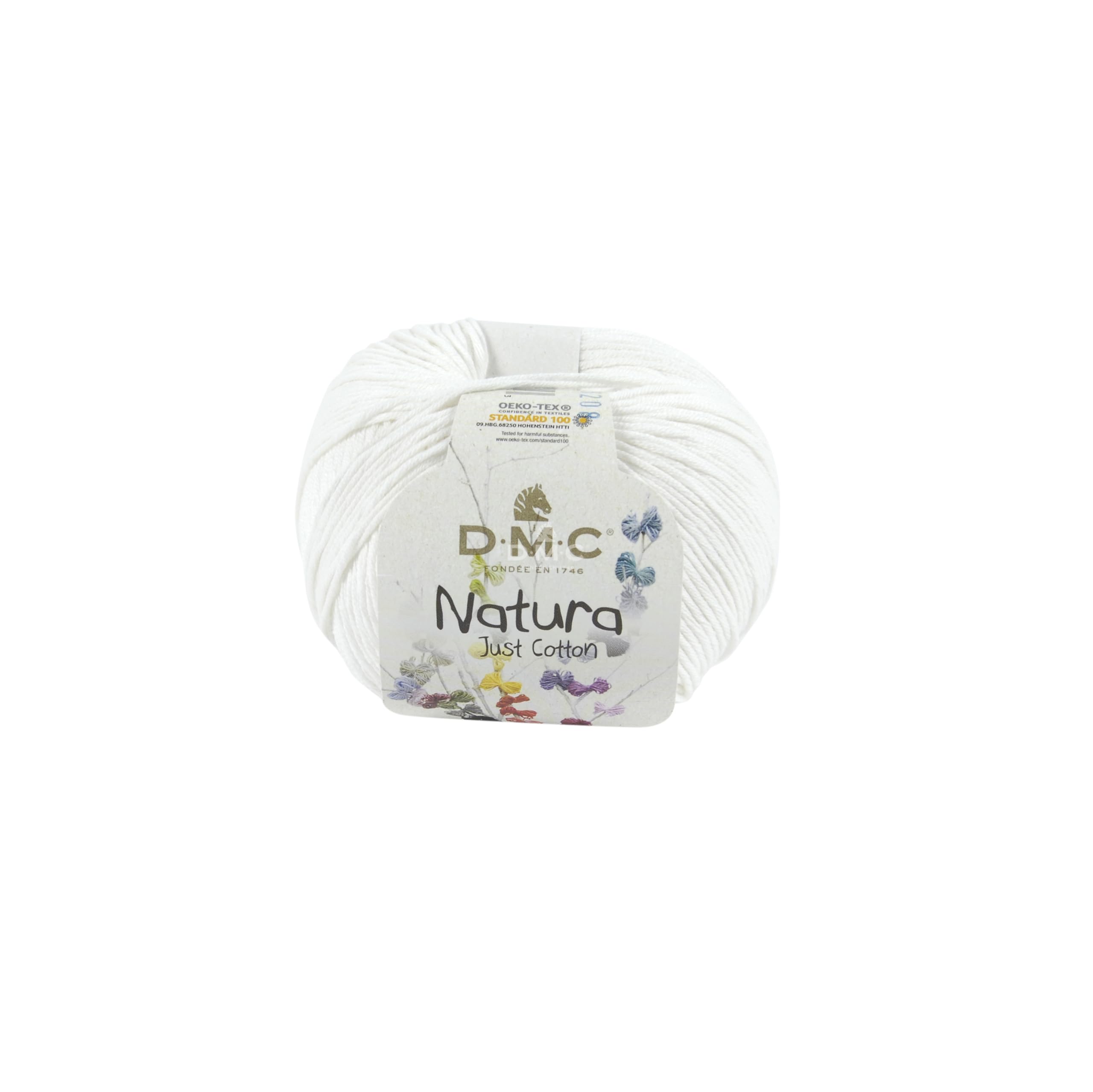 DMC Natura Yarn, 100% Cotton, Ivory (N02), 50g