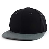 Trendy Apparel Shop Infant to Toddler Kid's Plain Structured Flatbill Snapback Cap