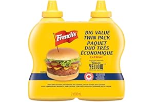 French's Yellow Mustard (2 X 830 mililiter), 1660 milliliters