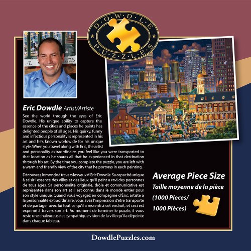 Jigsaw Puzzle - Boston Market 1000 Pc By Dowdle Folk Art