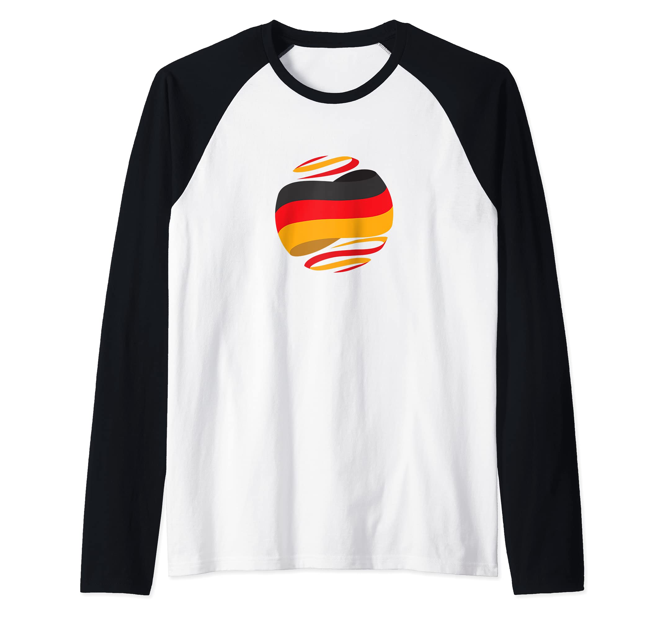 Flag Germany Raglan Baseball Tee