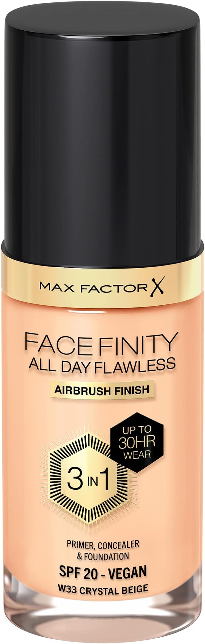 Max Factor Facefinity 3-in-1 Foundation SPF 20 Crystal Beige 200 g