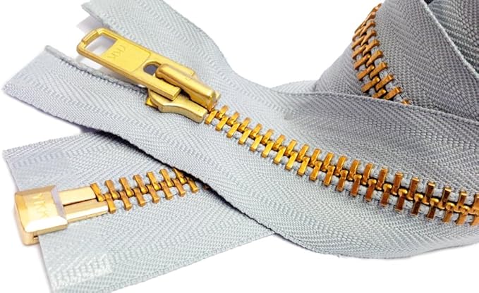 Amazon Ykk 10 Extra 重い Duty Brass Separating 販売15 チャップスジッパー 色 長さ15インチ 119ライトグレー ファスナー 通販
