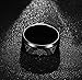 Nanafast 8mm The Legend of Zelda Triforce Ring, Stainless Steel Matte Finished Bands