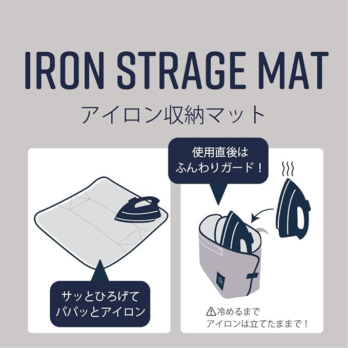 Amazon Co Jp サブヒロモリ アイロン収納マット 226908 ホーム