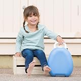 My Carry Potty Travel Potty Blue Pastel – Leaktight Portable Toddler Toilet Seat view 4