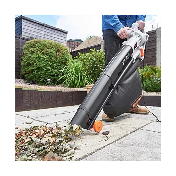 VonHaus 3 in 1 Leaf Blower 3000W Garden Vacuum & Mulcher 35 Litre Collection Bag, 101