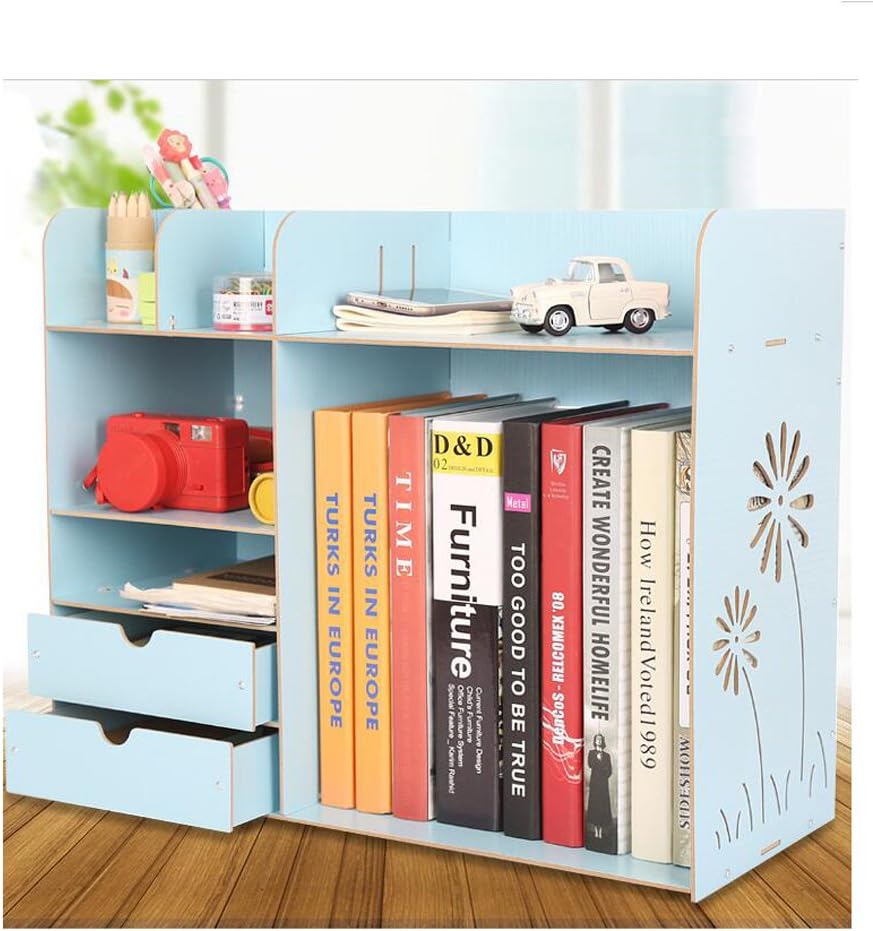 Wood Board File sorter Desktop Organizer Rack Shelf