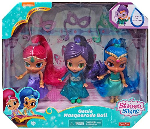 C,Shimmer and Shine Genie Masquerade Ball ,6 inches 