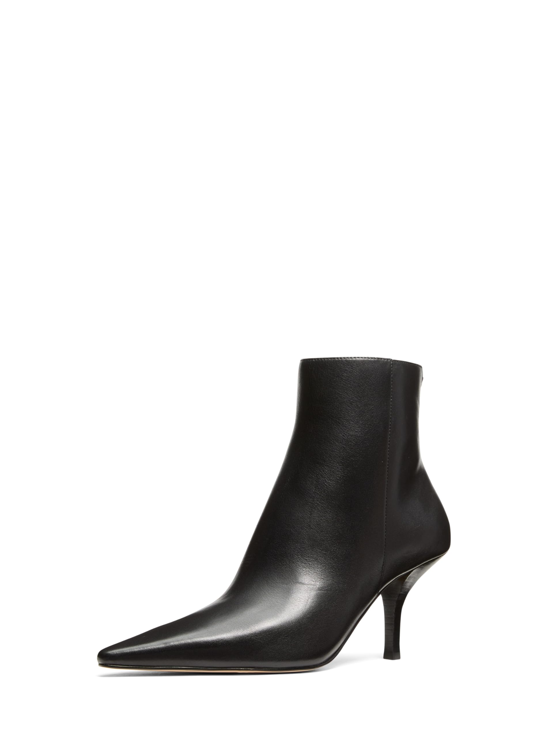 Michael Kors Women’s Selina Heeled Bootie, Black/Vachetta Leather, 5.5
