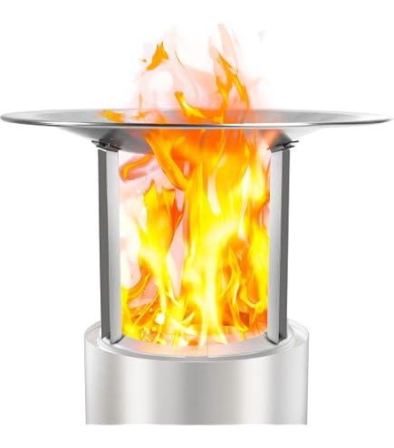Foyer De Table Solo Stove Mesa – Mini Feu Sans Fumée Pour Balcon, Terrasse | Fonctionne Avec Granulés Ou Bois | Rouge