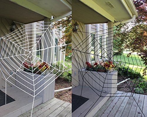 Joyin Halloween 2 Pack 11ft Mega Spider Web For Halloween