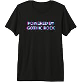 Powered By Gothic Rock Music Festival Outfit Premium Tri-blend T-Shirt
