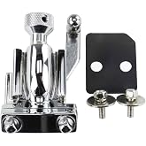 Gibraltar SC-DPTO Deluxe Class Pic Snarethrow Off,Black,Silver