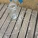 THINKCHANCES Rust Resistant Silver Stainless Steel Wire Handles Hangers (Handle-Ease) for Mason, Ball, Canning Jars (6 Pack, Regular Mouth)