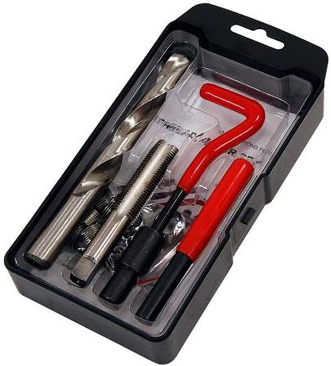 Neilsen CT3511 15-Piece M14 Thread Repair Kit - Includes Break Pin Tool, Twist Drill, and Tap - Ideal for Restoring Damaged Threads
