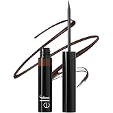 e.l.f. H2O Proof Inkwell Eyeliner Pen, Caffeinated | High-pigment, Waterproof Liquid Eyeliner, Delivers A Matte Finish, Vegan &amp; Cruelty-free