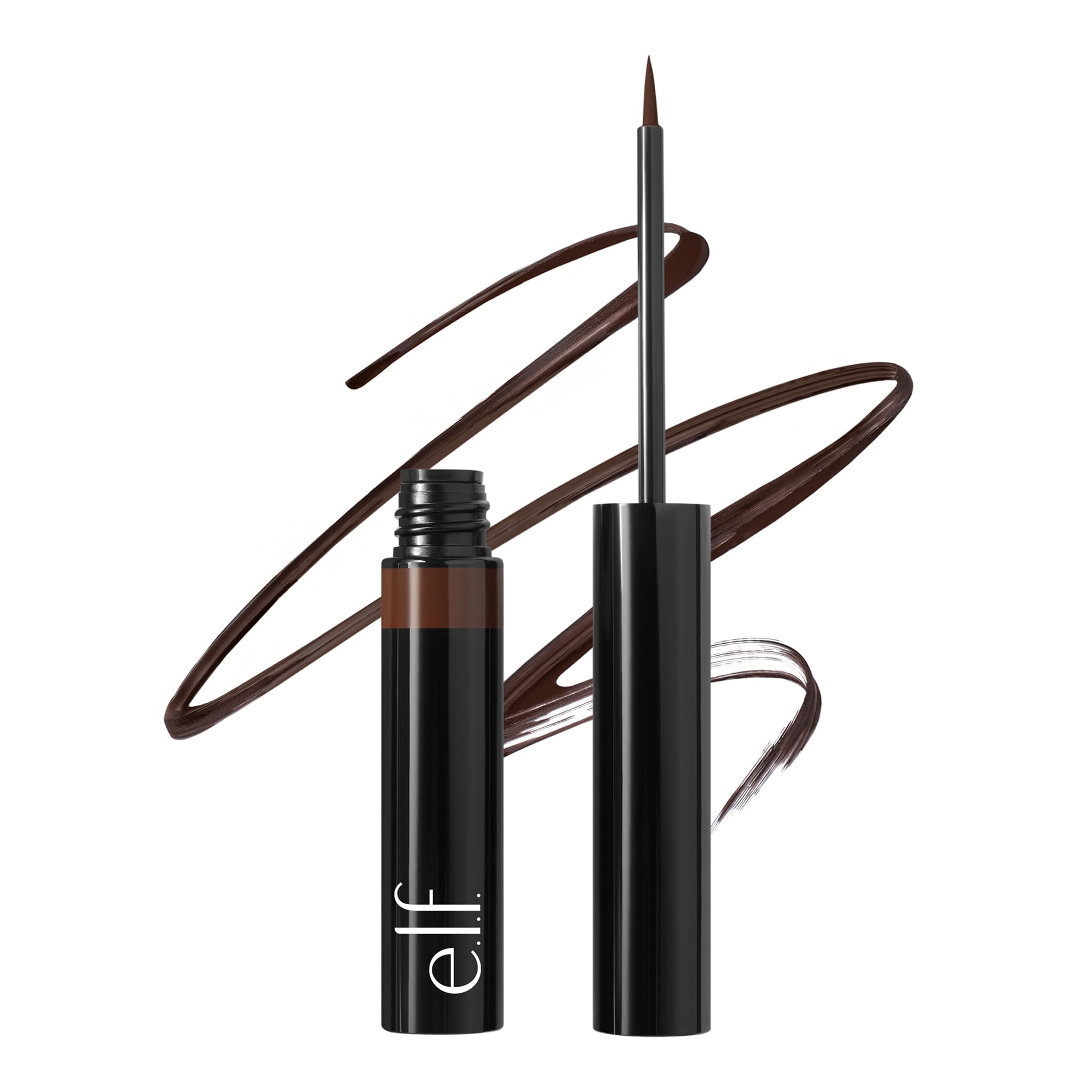 e.l.f. H2O Proof Inkwell Eyeliner Pen, High-Pigment, Waterproof Liquid Eyeliner, Delivers A Matte Finish, Vegan & Cruelty-Free, Caffeinated