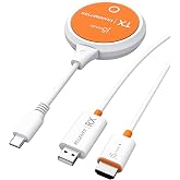 j5create ScreenCast USB-C to HDMI Wireless Display Transmitter and Receiver | Supports 1080p, Suitable for iPhone15, MacBook, iPad Pro, Chromebook, USB-C Laptops, and Android (JVAW62)