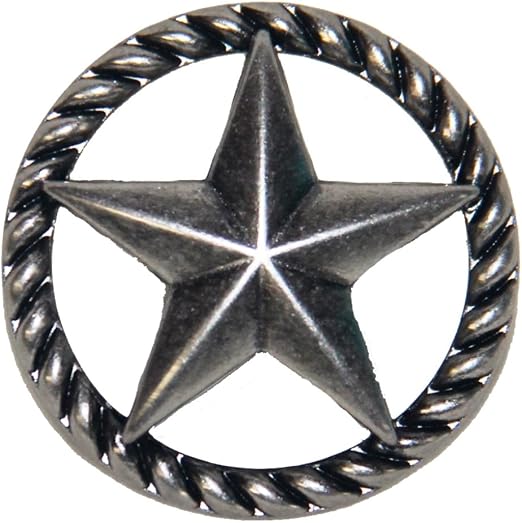Set Of 24 Thin Rope And Star Drawer Pulls Cabinet Knobs Western