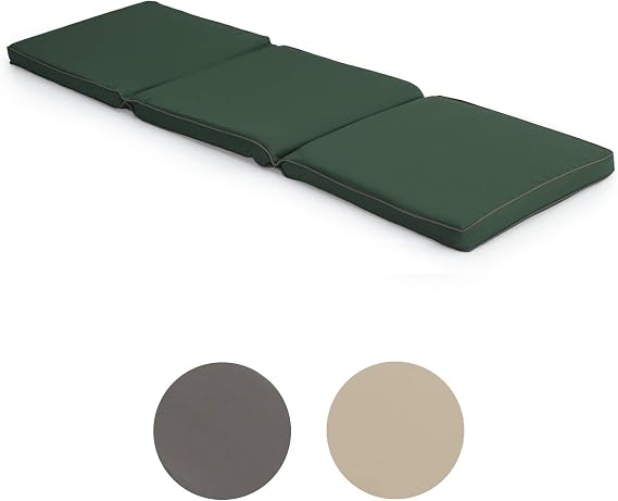 green garden seat pads