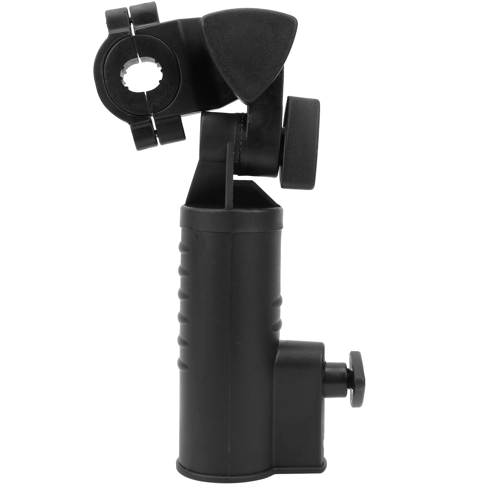 RiToEasysports Cart Umbrella Holder PP Plastic Black Adjustable Umbrella Stand for Fixing Umbrellas Cart Accessories