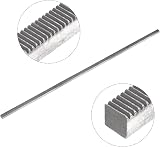 sourcing map 0.5 Mod 8x8mm 500mm Carbon Steel Rack for Motor Pinion Gear view 4