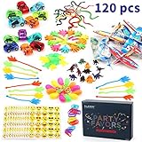Amy&Benton 120PCS Prize Box Toys for Classroom Pinata Filler Toys for Kids Birthday Party Favors Assorted Carnival Prizes for Boys and Girls Treasure Box / Chest Prizes Toys for Classroom