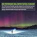 Revtronic LED Tactical Flashlight, Ultra Powerful Tactical Rechargeable Flashlights with Dual Switch and Memory Function Technology, 960 Lumens CREE LED Flashlight, 18650 Battery and Charger Included