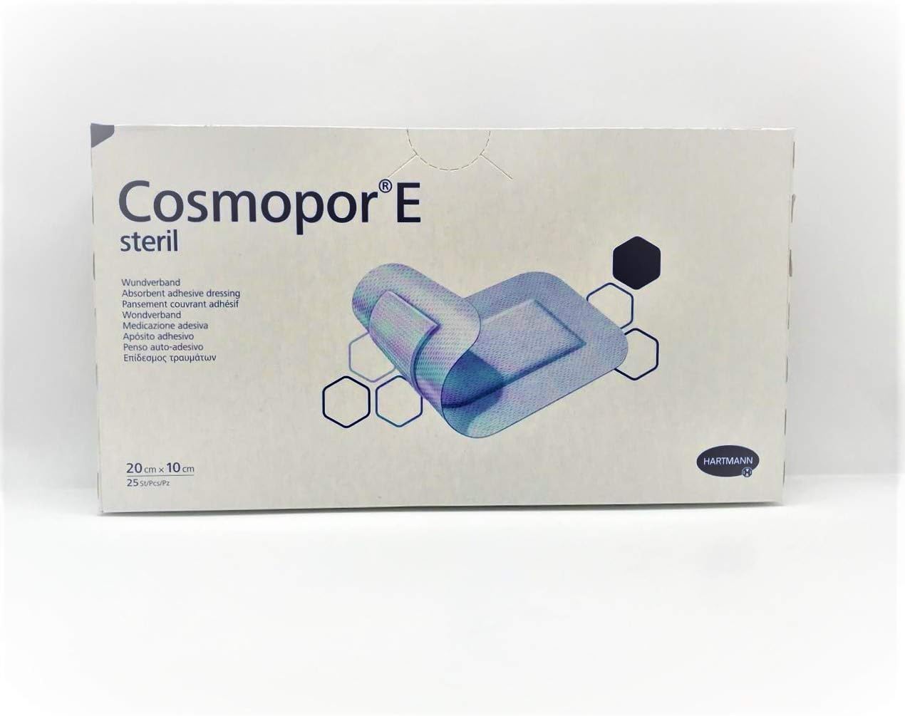 Adhesive Wound Dressing 20cm x 10cm - Pack of 10 Dressings, White, 20 x 10 cm (Pack of 10) - Image 3
