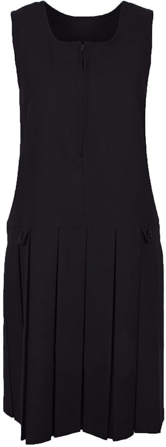 bottle green pinafore dress